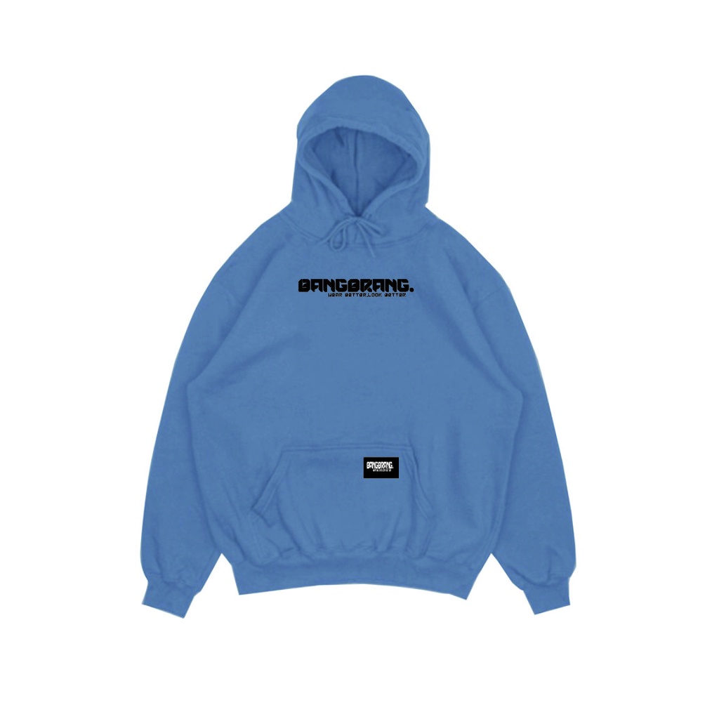 BANGBRANG Hoodie Motif BANGBRANG Simple Premium UNISEX Pria Wanita