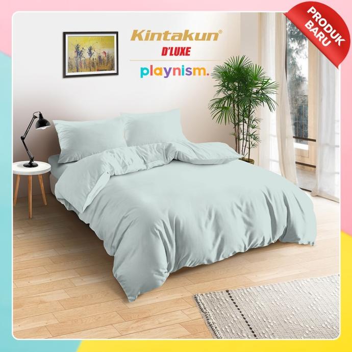 Kintakun D'LUXE Bedcover Only Polos Playnism 180 King Spa Blue