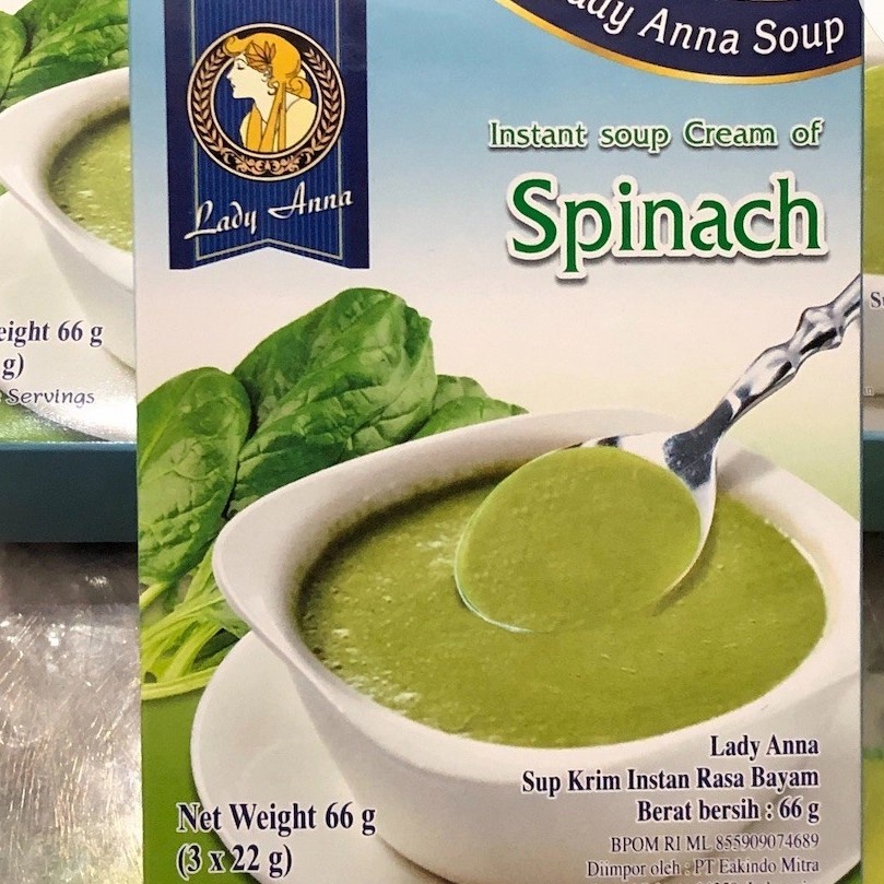 

Lady Anna Soup Cream of Spinach 3x22gr