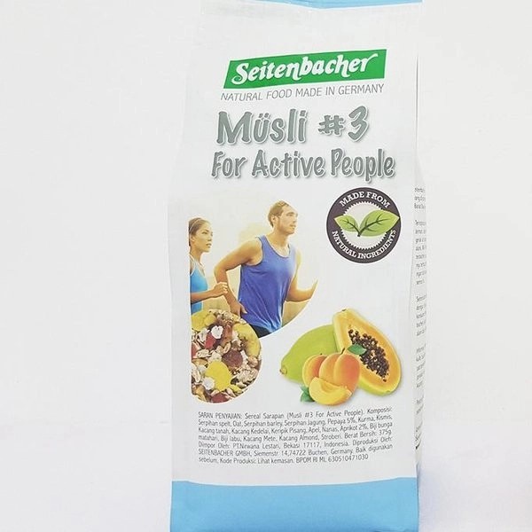 

Seitenbacher #3 For Active People Muesli 375gr