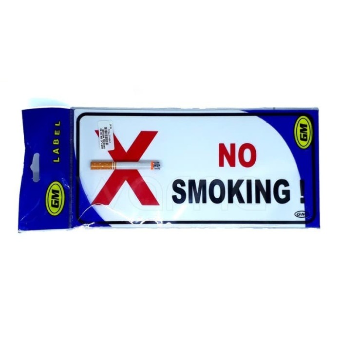 

GM LABEL 3D NO SMOKING MEDIUM