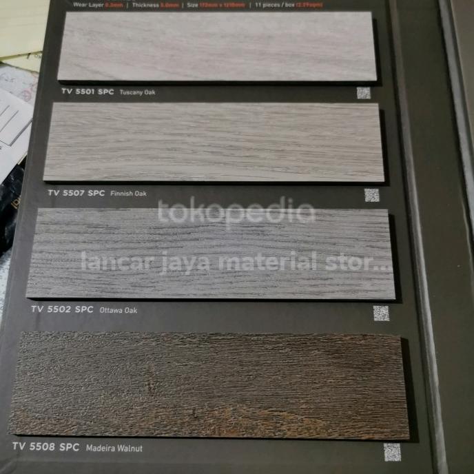 @=@=@=@=] Vinyl vinil lantai spc click klik taco 5mm underlayer lantai kayu