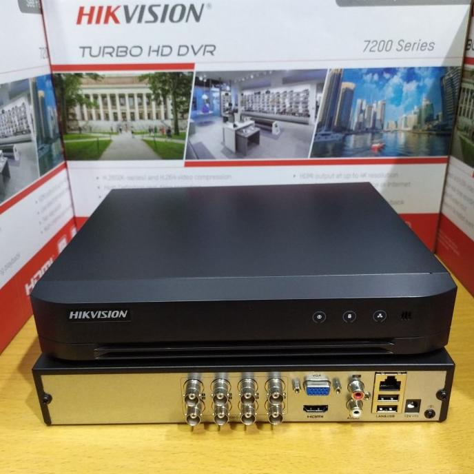 Dvr Hikvision 8Channel Ds-7208Hqhi-K1/E New
