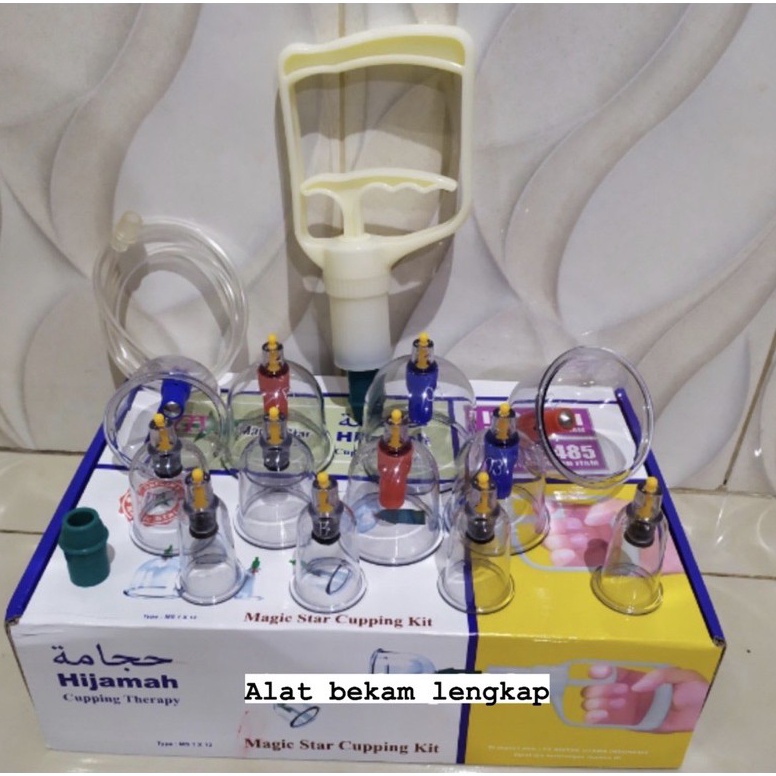 ㊨ [ PROMO ] ALAT BEKAM ISI 12 PCS LENGKAP - ALAT BEKAM KOP KANGZHU SELLA MAGIC STAR ISI 12 Dan 6 PCS