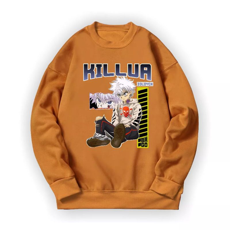 Sweater Crewneck Anime KILLUA ZOLDYCK - Sweater Basic KILLUA ZOLDYCK