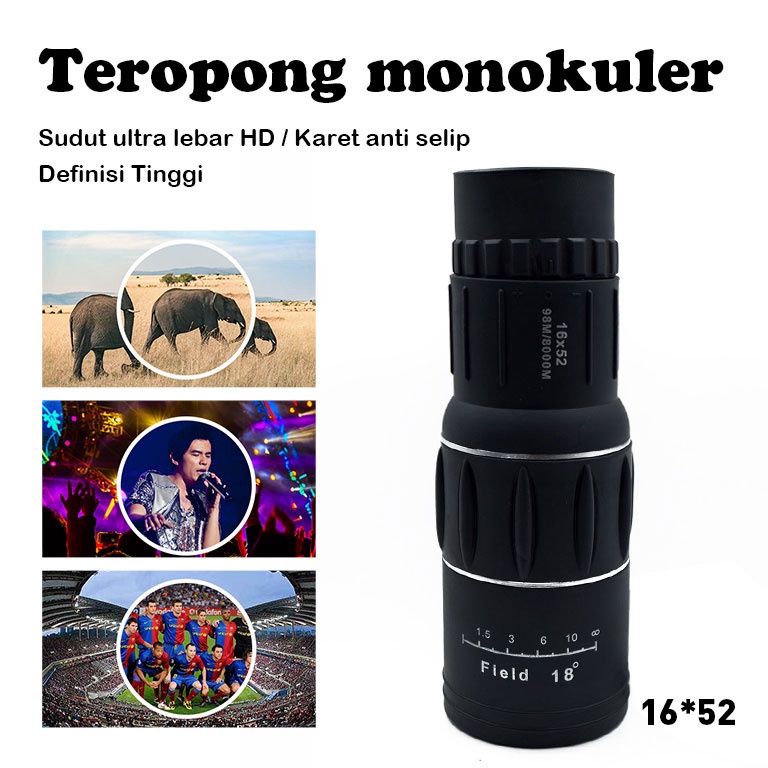 TERLARIS. eropong Monokular Focus Zoom Lens Telescope /Teropong Outdoor Binocular Bushnell Single Po