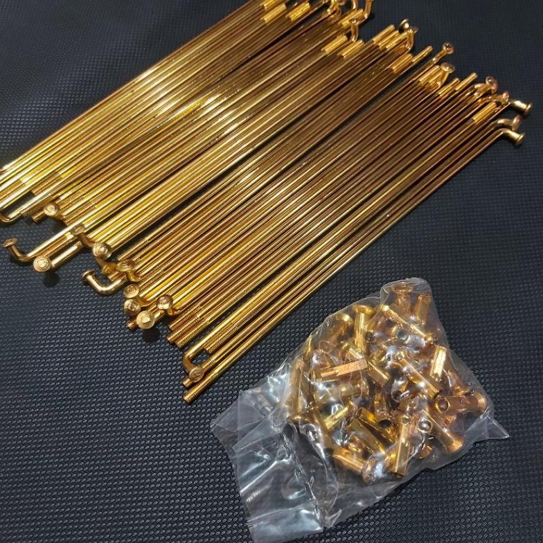 BISA COD - Ruji Gold Atau Jari Jari Motor Gold, Anti Karat ..