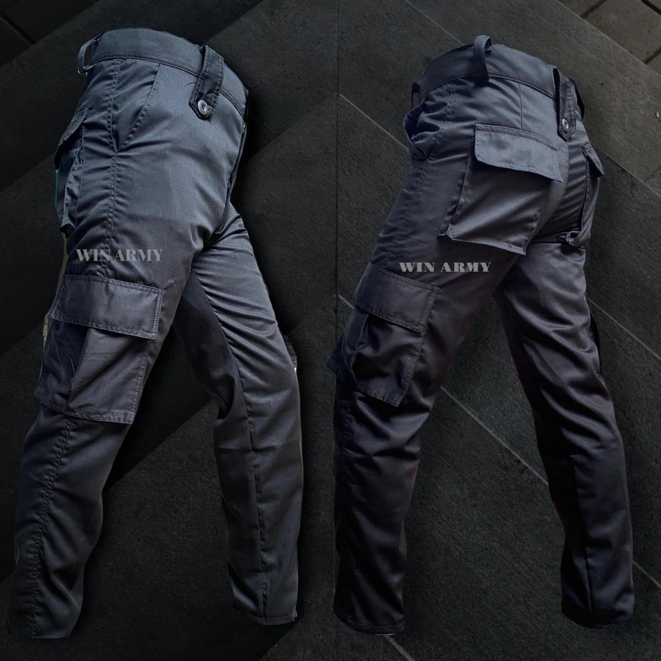 XYWL2208 GROSIR_JAKARTA Celana PDL coklat untuk satpam security polri brimob Celana PDL panjang SMP 