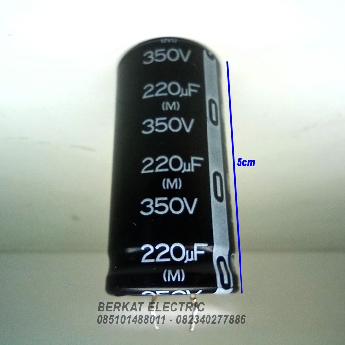 [Termurah] Polarity Electrolite Condensator Capasitor Elco 220Uf 350V Star