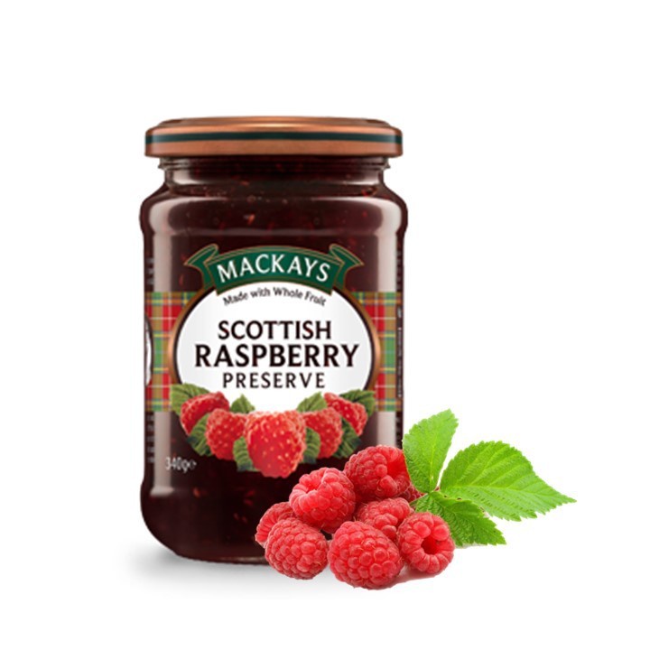 

Mackays Scottish Raspberry Preserve 340gr