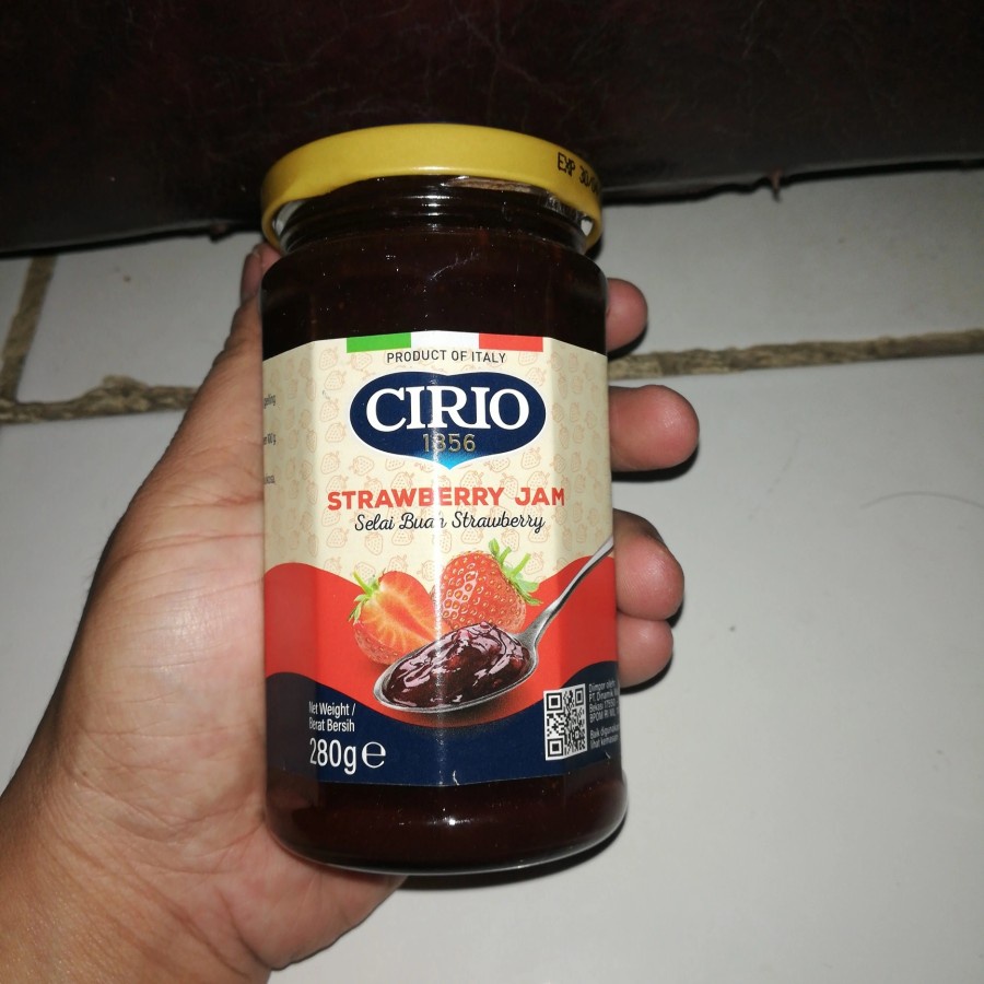 

Selai Cirio Strawberry Jam 280gr