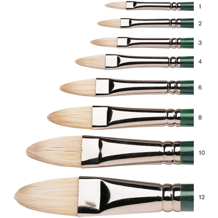 

Kuas Lukis Winsor & Newton Winton Hog Filbert Bristle Brush Lh
