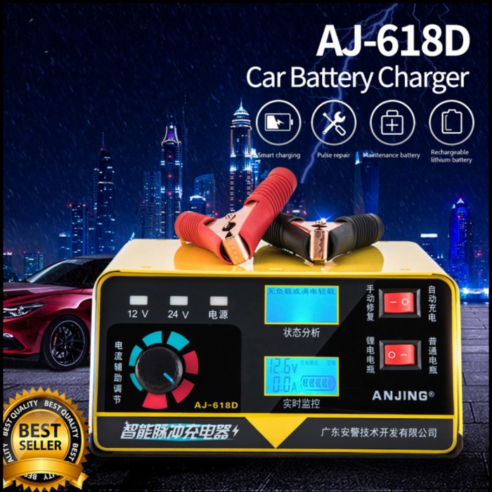 Charger Portable Charjer Aki Mobil-Motor