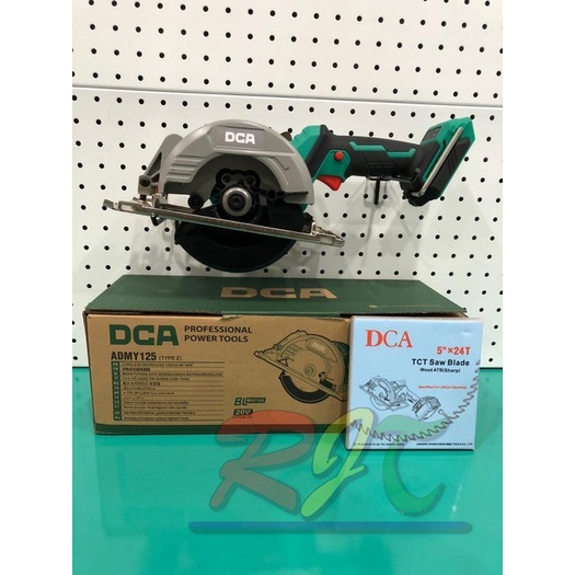 Terlaris Dca Bare Tools Admy125Z Cordless Brushless Circular Saw 125Mm 20V