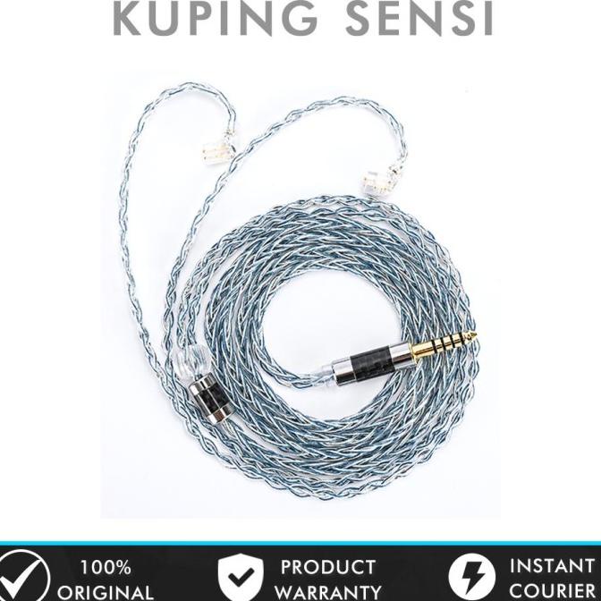 XINHS Rainbow Blue Kabel Upgrade 8 Core for KZ DQ6 TRN MT1 Pro CCA CRA