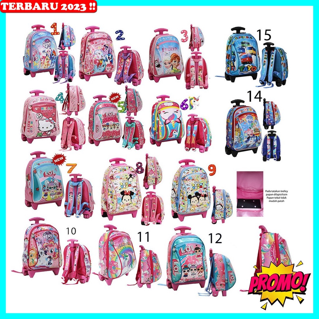 Ts Besar Jumbo Bayi Tas Koper Mini Cowok Trolley Perempuan Sd Ransel Roda Traveling Trolly Laki Impo