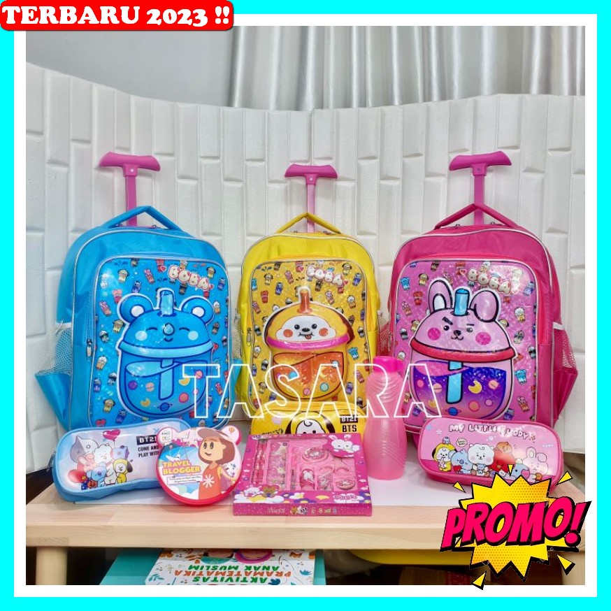 Trolly Laki Import Tas Koper Mini Cowok Tas Troli Anak Tk Trolley Perempuan Sd Ts Besar Jumbo Bayi T
