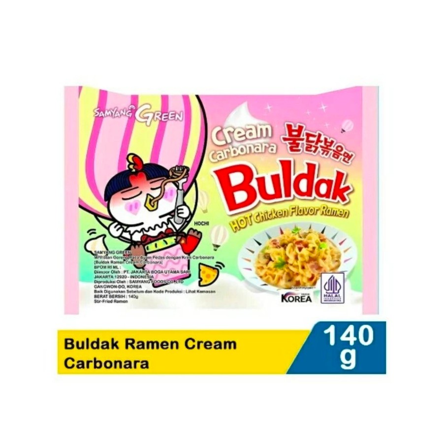 

MIE SAMYANG BULDAK RAMEN CREAM CARBONARA 140 GR