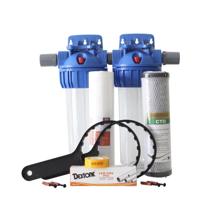 KINNOYAMA SC 10" Paket Filter Air 2 Tahap Sedimen CTO