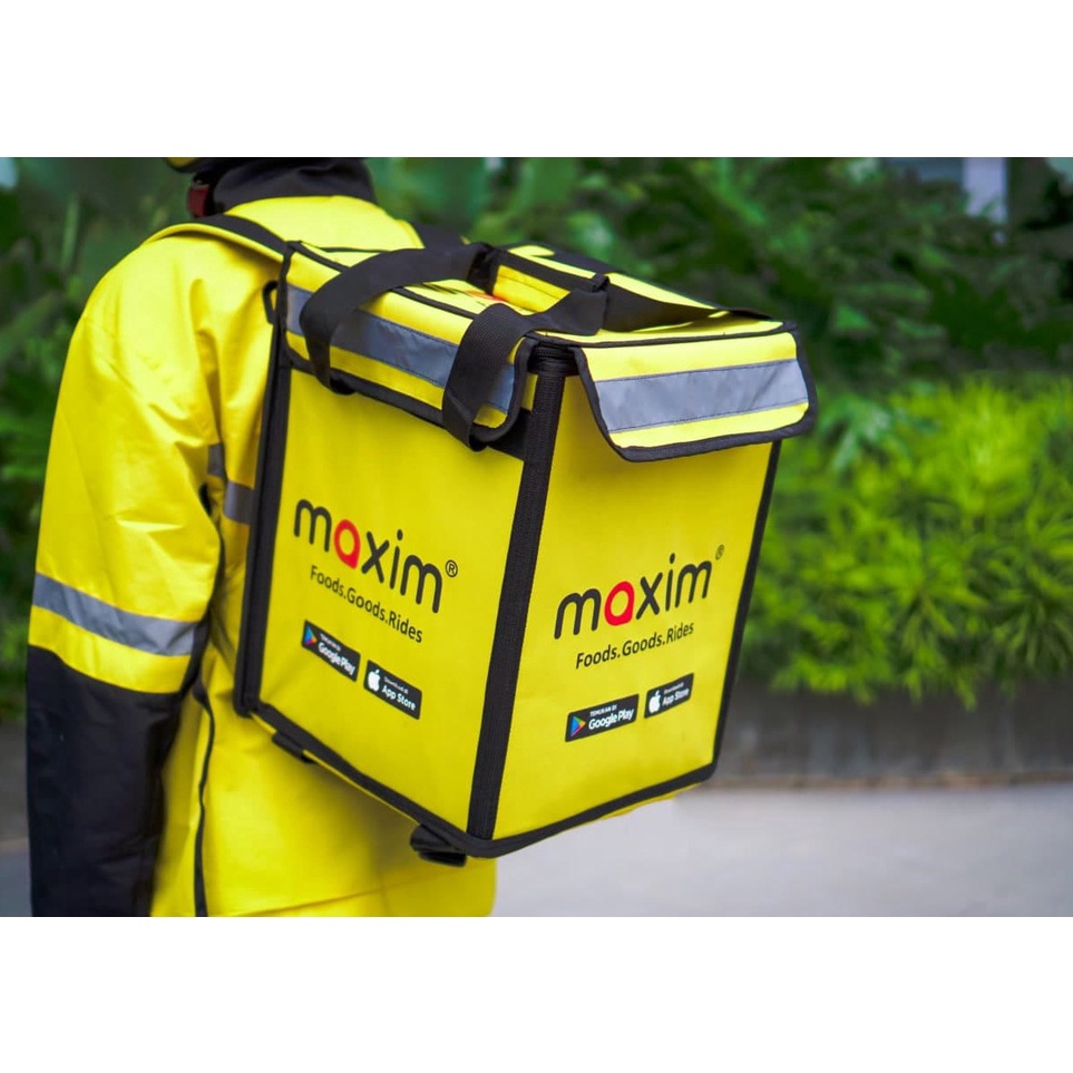¿Cgh MAXIM - Delivery Bag (Maxim - Transportasi Online) q Murah ♠.