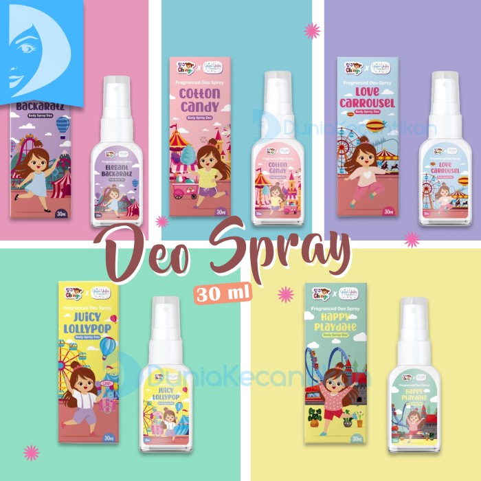 body spray deo chingu by kiyowo / deodorant spray yeppuyeppu by kiyowo