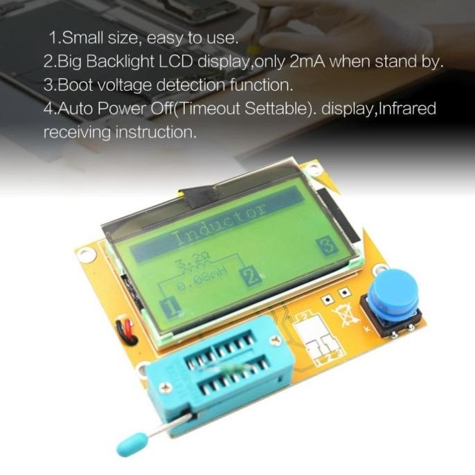 ESR Meter LCR-T4 / Transistor Tester LCR T4 Digital RCD LED Mosfet