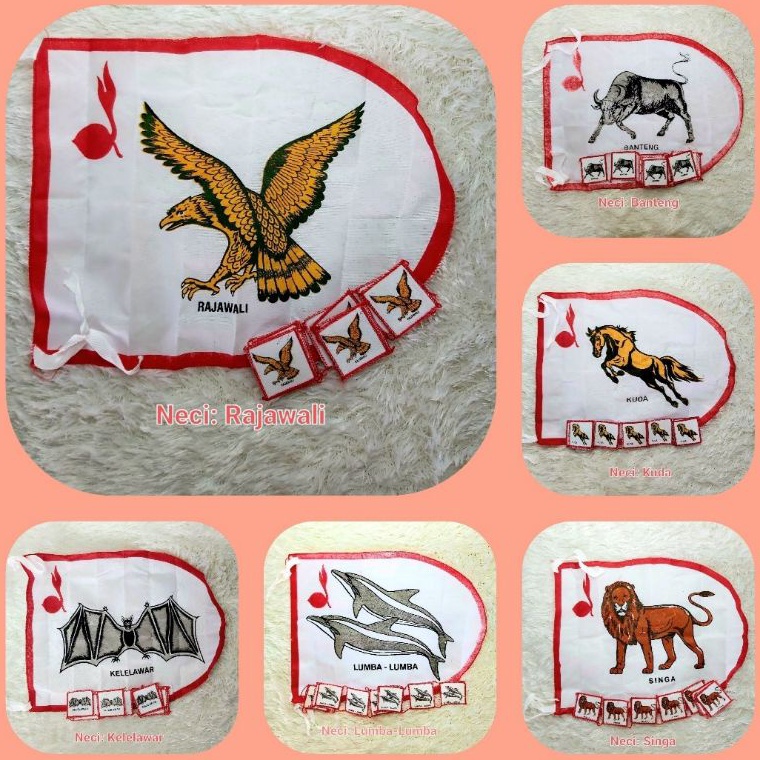 

DLQN9735 《packingaman》 (1Set= 10bed+1bendera)Bendera Regu Pramuka Putra Neci/Sablon