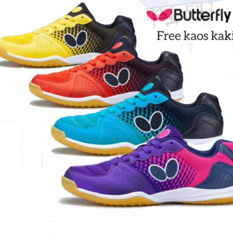 TBKD7426  ✓ Sepatu Butterfly Tenis Meja Butterfly Sepatu Badmintion Butterfly Sepatu Bulutangkis But