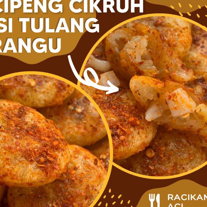

VQKR0934 ✔✔SALE✔✔ CIPENG CIKRUH ISI TULANG RANGU AYAM !! LENGKAP DENGAN BUMBU