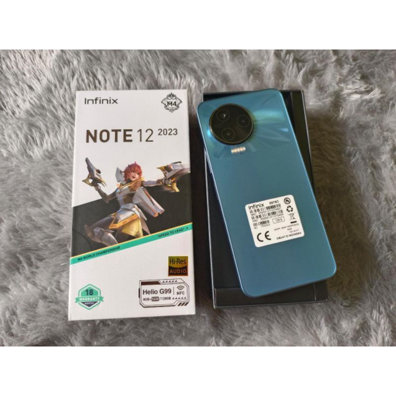 INFINIX NOTE 12 2023 8/128 & 8/256 SECOND GARANSI RESMI