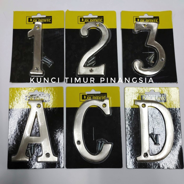 Terlaris Nomor Dan Huruf Rumah Murah/Angka Rumah/Abjad Rumah Pagar