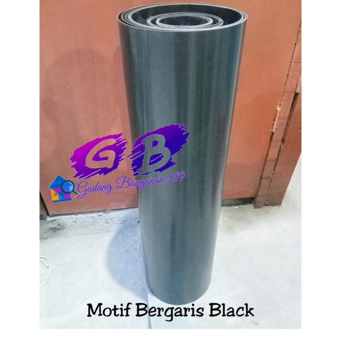 Terlaris Fiber Pagar Motif Bergaris Hitam