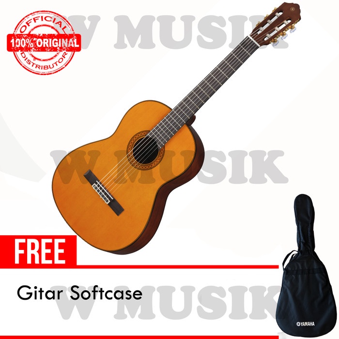 Yamaha Gitar Akustik C390 / C 390 / C-390 - Nt + Softcase