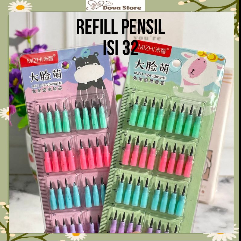 

REFIL PENSIL ISI PENSIL SUSUN PAPAN MZ-11 ISI 32PCS WARNA PASTEL