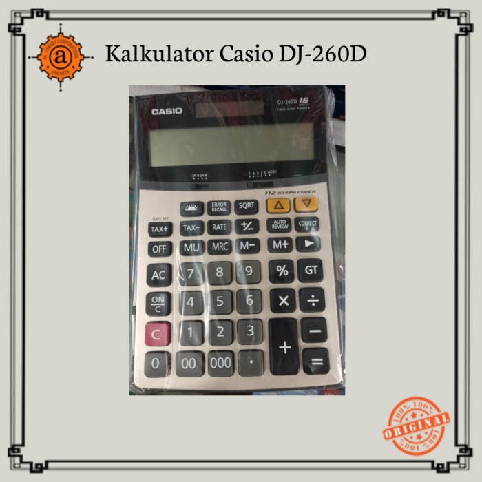 

Kalkulator Casio Dj-260D