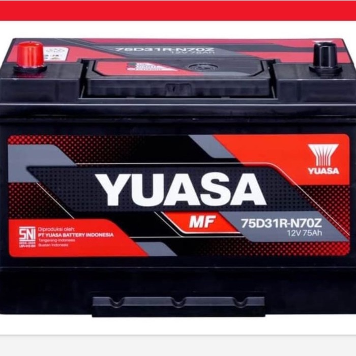 Aki / Accu Kering Yuasa Mf N70Z / 75D31R Pajero Sport , Captiva