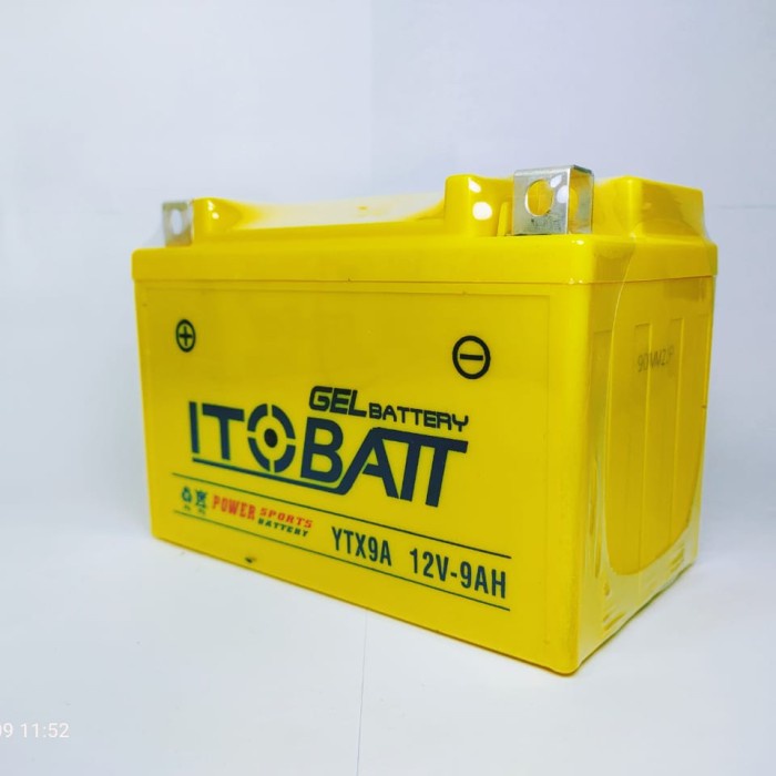 Aki Motor Ninja 250 Aki Itobatt Ytx9A Gel Battery / Itobat