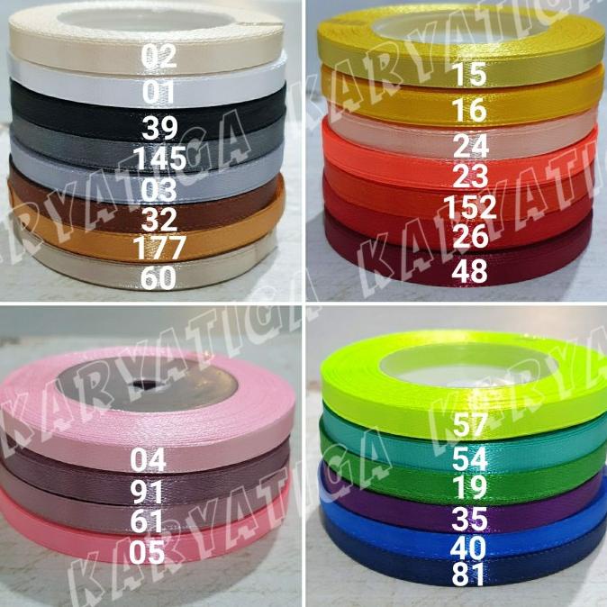 

hanya disini] Pita Satin 1/4 Inch (0.6 cm) Panjang 25 Yard - Part 2