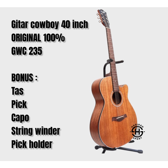 Gitar Cowboy Gitar Akustik Cowboy Gwc 235 Accoustic Guitar