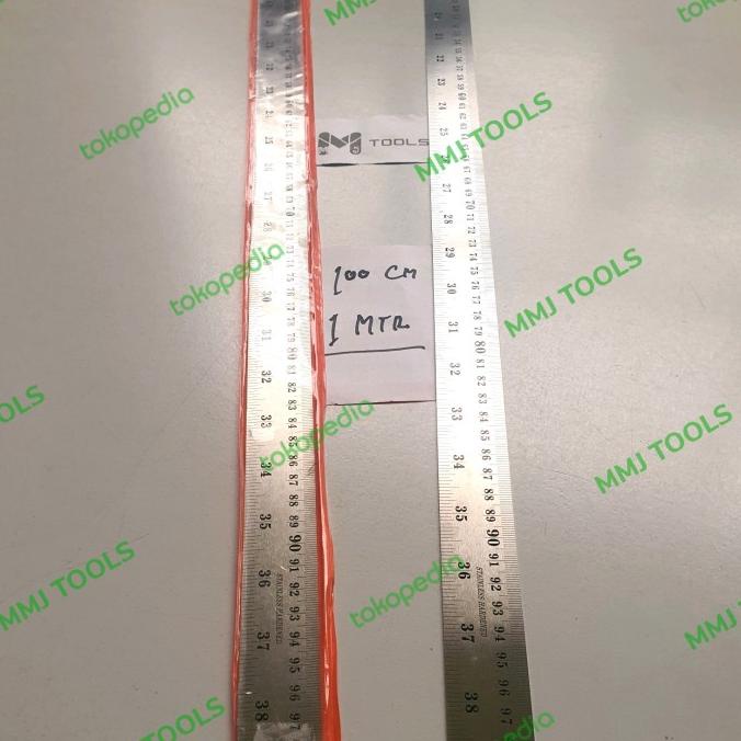 

Penggaris Besi 100 cm - Mistar Baja 1 meter