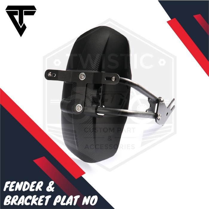 Spakbor Mudguard Belakang Motor Custom Xsr 155 El Wr3 Universal