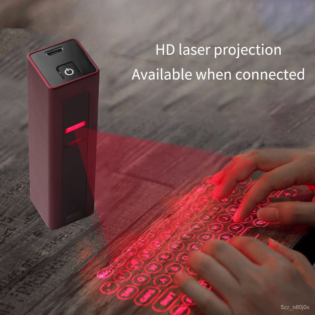 ✅&Wireless Bluetooth Keyboard Mini Portable Virtual Laser Projection Keypad For IOS Android Phone Ip