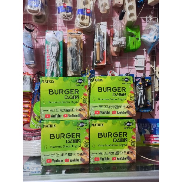 SET TOP BOX MATRIX BURGER