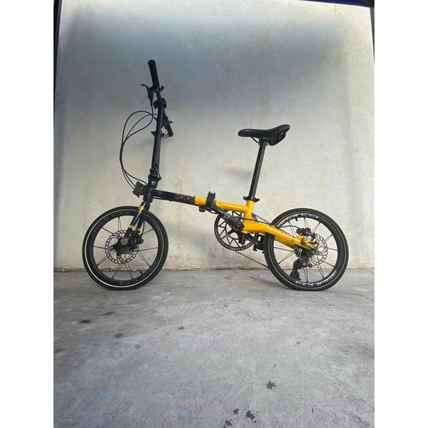 Sepeda Lipat Element Troy 10s Edisi Bike To Work Batik