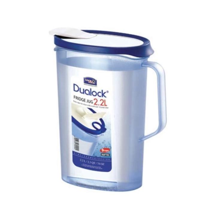 Lock & N Lock Dualock Fridge Water Jug Bottle Pitcher Wadah Botol Air