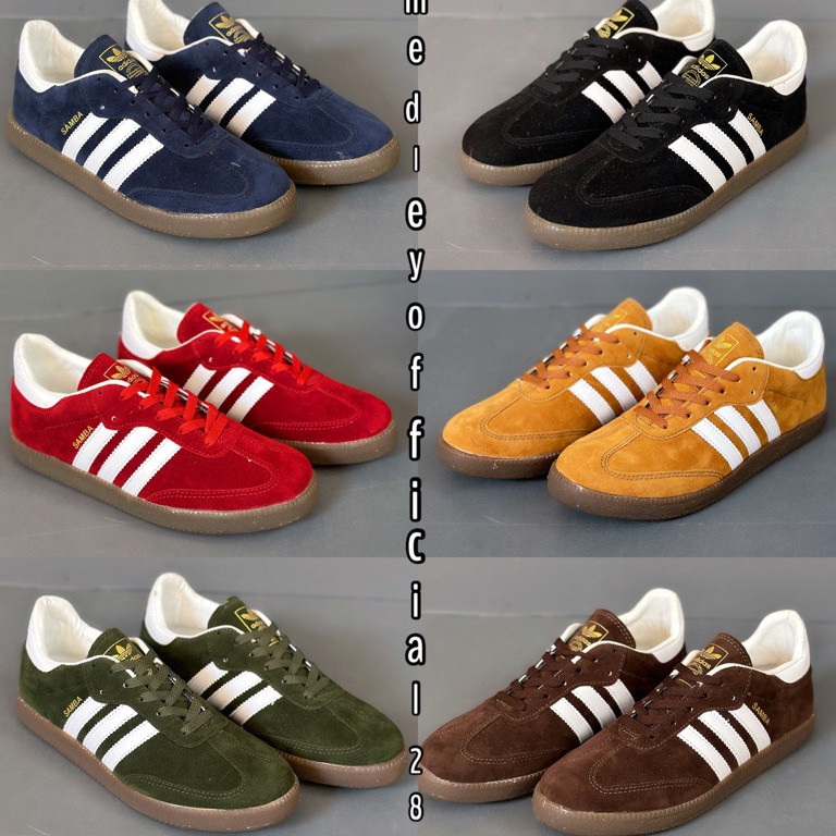 88 Sepatu Sneakers Pria adidas samba original size : 39 40 41 42 43 44 4681
