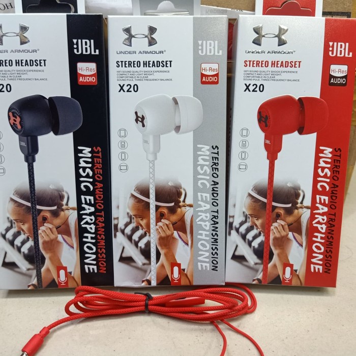 Handsfree Headset J Earphone X20 Handset Handsfree Earphone J X20