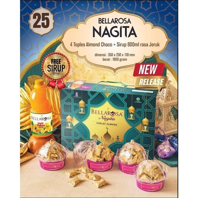 BELLAROSA PAKET NAGITA KUE KERING HAMPERS PARCEL LEBARAN PREMIUM IDUL