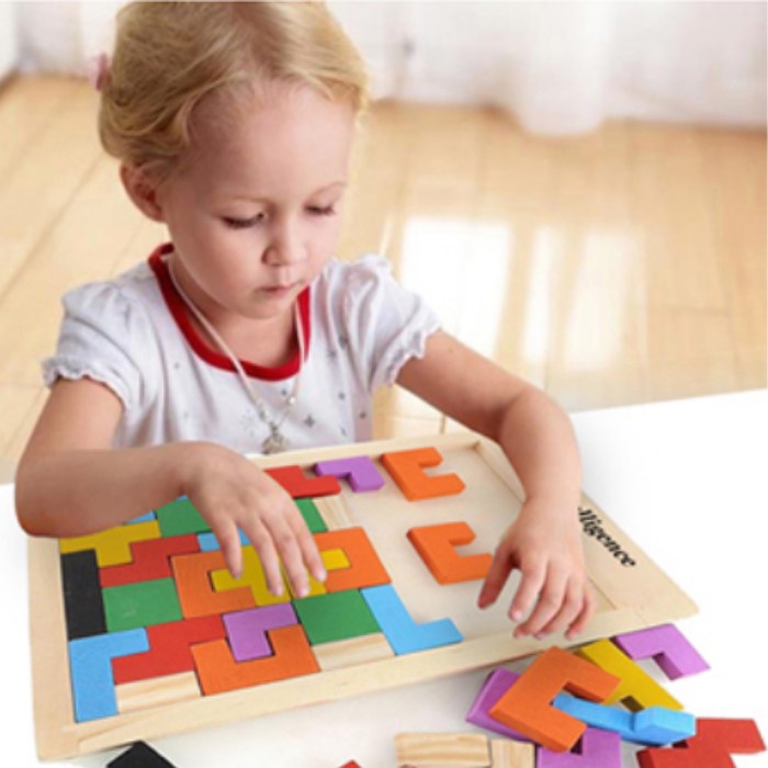 Mainan Puzzle Tetris Russian Block / Mainan Anak Puzzle Tangram