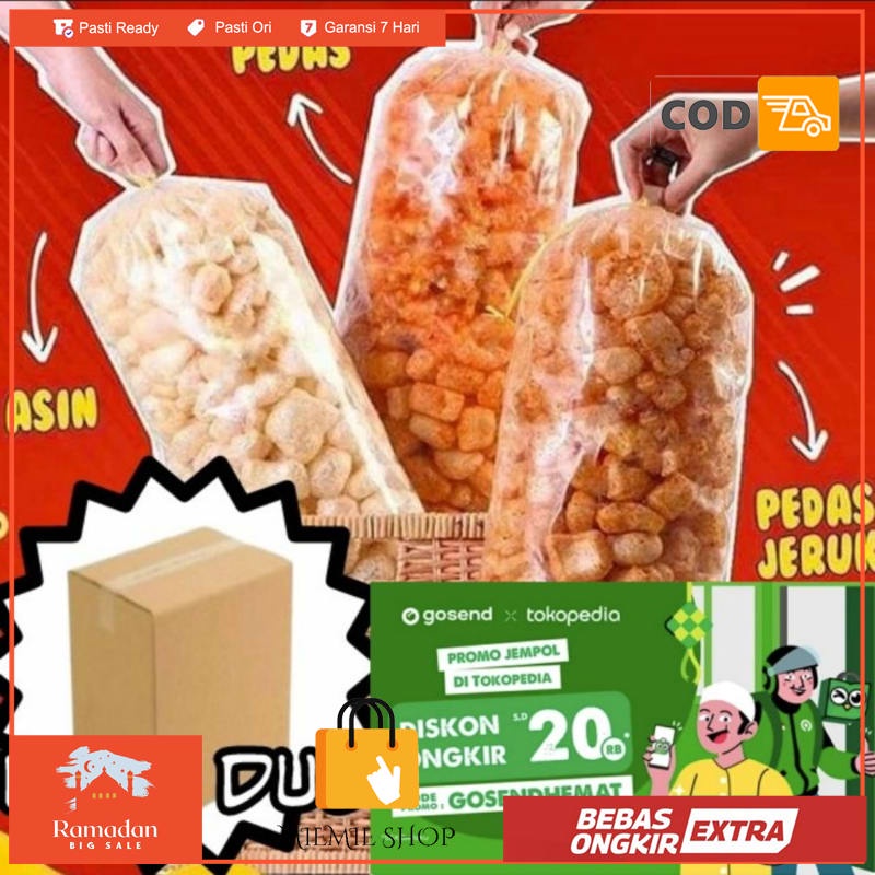 

KERUPUK KULIT DOROKDOK ENAK KEMASAN 500 GR - Pedas